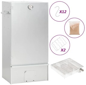 Καπνιστήριο Μπάρμπεκιου με Σύστημα Κρύου Καπνού Γαλβαν. Χάλυβας