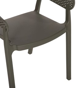 ΠΟΛΥΘΡΟΝΑ ΠΟΛΥΠΡΟΠΥΛΕΝΙΟΥ DARK OLIVE HM5941.07 53,5x50,5x73Υ εκ.