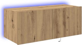 vidaXL Ντουλάπι Τηλεόρασης Τοίχου 80 x 35 x 31 cm Artisan Oak