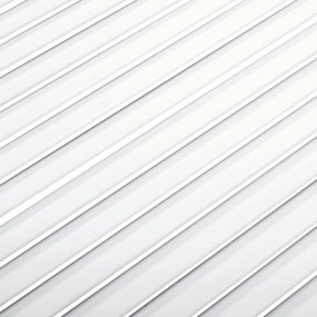 vidaXL Πορτάκια με Περσίδες 2 Τεμ. Λευκά 69x49,4εκ Μασίφ Ξύλο Πεύκου