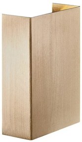 Απλίκα Φωτιστικό Τοίχου LED 5,4W IP54 3000K Fold Nordlux-2019041035-Ορείχαλκος 2019041035