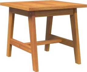 vidaXL Τραπεζάκι Πλευράς Φυσικό Λάδι 45 x 45 x 40 cm