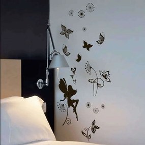 Αυτοκόλλητα Τοίχου Βινυλίου Dark Fairy 58107 Black Ango Βινύλιο