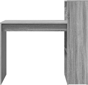 vidaXL Γραφείο Γκρίζο Σονομα 108 x 55 x 103 cm Επεξεργασμένο Ξύλο