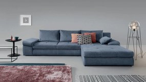 Γωνιακός καναπές Bonet-Μπλε