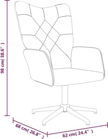 vidaXL Πολυθρόνα Relax Σχέδιο Patchwork Υφασμάτινη