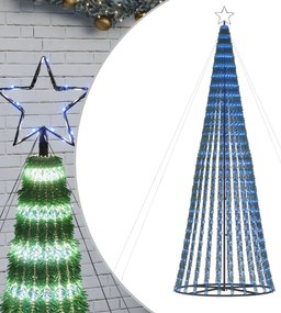 vidaXL Χριστουγεννιάτικο δέντρο LED 688 LED μπλε 300 εκ.