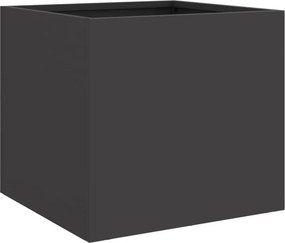 vidaXL Ζαρντινιέρα Μαύρη 32x30x29 εκ. από Χάλυβα