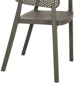 ΠΟΛΥΘΡΟΝΑ ΠΟΛΥΠΡΟΠΥΛΕΝΙΟΥ DARK OLIVE HM5941.07 53,5x50,5x73Υ εκ.
