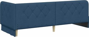 vidaXL Κρεβάτι Γωνίας Μπλε 80 x 200 cm ύφασμα