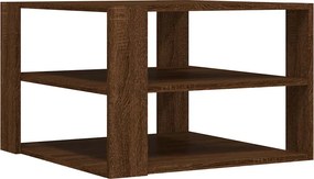 vidaXL Τραπεζάκι Σαλονιού Καφέ Δρυς 58x58x40 εκ. Επεξ. Ξύλο
