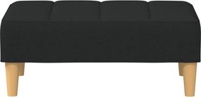 vidaXL Υποπόδιο Μαύρο 77x55x31 εκ. Υφασμάτινο