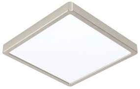 Έξυπνο Φωτιστικό Οροφής Πάνελ LED 19,5W ΙΡ44 3CCT Dimmable 28,5x28,5cm Fueva-Z Eglo-98852-Νίκελ Ματ 98852