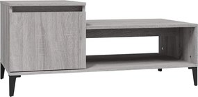 vidaXL Τραπεζάκι Σαλονιού Γκρι Sonoma 100x50x45 εκ. Επεξεργασμένο Ξύλο