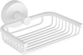 Karag Uno Bianco 130366 - Σαπουνοθήκη Σχαρωτή Λευκή 13 cm