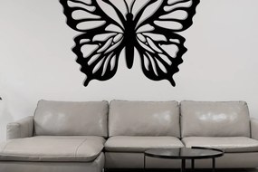 Σετ των 2 Intra απο ξύλο plywood 3mm-4mm πάχος Butterfly Μεταλλική διακόσμηση τοίχου Δίασταση 40x40 cm INTRAFABR-116406944