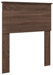 vidaXL Κρεβάτι Αποθήκης Καφέ δρυς 75 x 190 cm Επεξεργασμένο ξύλο