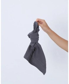 Πετσέτα Φαγητού Stonewashed  50x50cm Ανθρακί