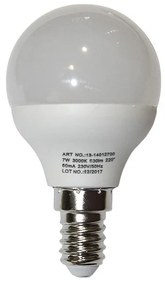 Adeleq Led Λάμπα Σφαιρικό Ε14 7W 230V Θερμό 3000Κ 13-1412700