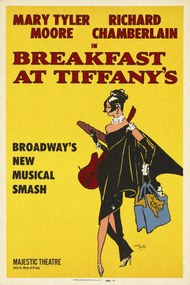 Εκτύπωση έργου τέχνης Breakfast at Tiffany's, 1966 (Vintage Theatre Production), (26.7 x 40 cm)