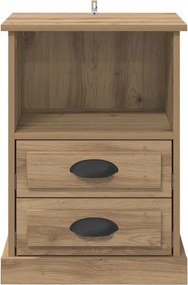 vidaXL Κομοδίνο Artisan Oak 36 x 43 x 60 εκ Επεξεργασμένο ξύλο