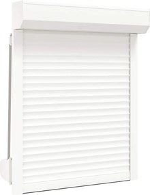 vidaXL Ρολό εισόδου Λευκός 80 x 100 cm Αλουμίνιο και Πολυουρεθάνη