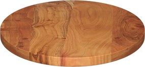 vidaXL Επιφάνεια Τραπεζιού Οβάλ 80x40x2,5 εκ. Μασίφ Ξύλο Ακακίας