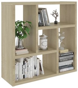 vidaXL Ραφιέρα Τοίχου Sonoma Δρυς 45 x 16 x 45 εκ. από Επεξ. Ξύλο