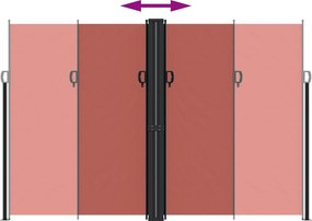 vidaXL Σκίαστρο Πλαϊνό Συρόμενο Τερακότα 220 x 1000 εκ.