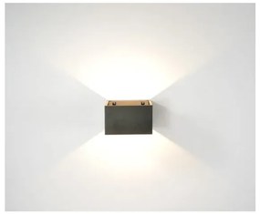 Απλίκα Φωτιστικό Τοίχου LED 9W W13CM Αλουμίνιο Luma Lighting-123-01454-17-black-Μαύρο 123-01454-17-black
