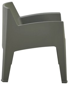 ΠΟΛΥΘΡΟΝΑ ΠΟΛΥΠΡΟΠΥΛΕΝΙΟΥ LOUNGE SLEEK HM6365.05 DARK OLIVE GREEN 62x68x73Υεκ.