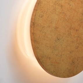 Απλίκα Τοίχου LED Aca Eclipse ZM1710LEDWG Brass