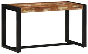 Πάγκος vidaXL Πολύχρωμος 80x35x45 cm Στερεό ξύλο αναγεννημένο