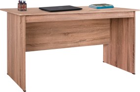 ΓΡΑΦΕΙΟ ΜΕΛΑΜΙΝΗΣ HAYDEN 120x71x74,5 HM2285.02 ΣΕ ΧΡΩΜΑ SONAMA