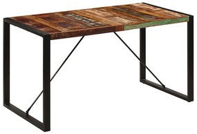 vidaXL Τραπεζαρία 140 x 70 x 75 εκ. από Μασίφ Ανακυκλωμένο Ξύλο