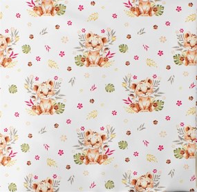 ΣΕΝΤΟΝΑΚΙ ΛΙΚΝΟΥ bebe Lion Cub 530 80X110 Beige Cotton 100%