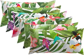vidaXL Κάλυμμα Μαξιλαριού 6 pcs HEERLEN Πολύχρωμο 40 x 80 cm