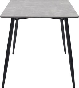 vidaXL Τραπεζαρία Γκρι 160 x 80 x 75 εκ. από MDF