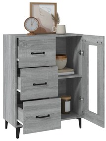 vidaXL Ντουλάπι Γκρι Sonoma 69,5 x 34 x 90 εκ. από Επεξεργασμένο Ξύλο