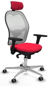 Καρέκλα γραφείου με κεφαλάρι Piqueras y Crespo 3D086G2 Κόκκινο