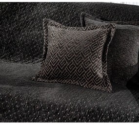Μαξιλαροθήκη Διακοσμητική Pouat Noir Guy Laroche 50Χ50 Cotton,Chenille