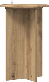 vidaXL Βάση φυτών 2 τεμ. Artisan Δρυς Ø40 x 60 εκ. Επεξεργασμένο Ξύλο