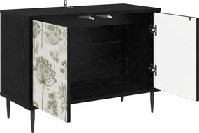 vidaXL Ντουλάπι TV GOTHA 69 x 33 x 50,5 εκ. Μαύρη Δρυς