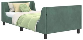 vidaXL Κρεβάτι Παιδικής Κρεβατοκάμαρας με Κεφαλάκι Θαλασσί 80 x 200 cm