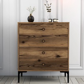 Συρταριέρα Καρυδιά LIZBON 76x40x90,7