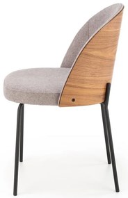 Dine 451 Καρεκλα Καφε / Γκρι 52x81x53cm