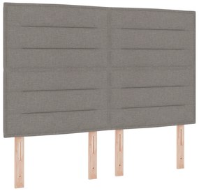 vidaXL Κρεβάτι Ταπέζι 160x200 εκ Φυσικό υφασμά