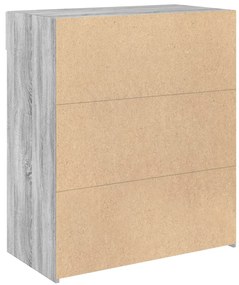 vidaXL Ντουλάπι Γκρι Sonoma 80x42,5x93 εκ. από Επεξεργασμένο Ξύλο