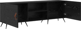 vidaXL Ντουλάπι TV 150 x 30 x 50 cm Μαύρη δρυς Επεξεργασμένο ξύλο