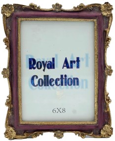 Κορνίζα Αντικέ Πολυεστερική Σάπιο Μήλο-Χρυσή Royal Art 15x20εκ. YUA2/57/68BG